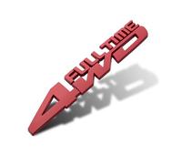 DADYM Car Logo Emblem Sticker for Subaru Impreza Forester Tribeca WRX Outback Dekoration, Car Badges Car Stickers Metal Decal Motorcycle Automobiles Car Styling Accessories,A-Red