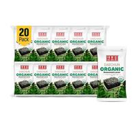 DAECHUN(Choi's1) Organic Seaweed Snack, 20 Pack, Organic Olive Oil, Organic Sesame OIl, Vegan, Keto, Gluten-Free, Product of Korea