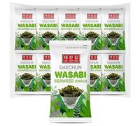 Daechun(Choi''s1) Wasabi Seaweed Snack, 20 Pack, Product of Korea
