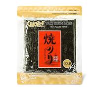 DAECHUN Sushi Nori Seaweed, Roasted, Resealable, Gold Grade Laver (50 Full Sheets) 125g