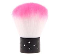 Daedalus Colorful Soft Nail Art Brush for Acrylic UV Gel Nail Art Dust Cleaner Brush in Pink with Plastic Handle and Nylon Head