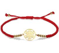 DAEFAG Sacred Geometry Metatron Cube Bracelet for Women Men Stainless Steel Adjustable Colored Beaded Braided Angel Seals Amulet Protection Jewelry, Metatron Cube-r