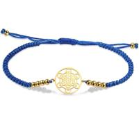 DAEFAG Sacred Geometry Metatron Cube Bracelet for Women Men Stainless Steel Adjustable Colored Beaded Braided Angel Seals Amulet Protection Jewelry, Metatron Cube-a