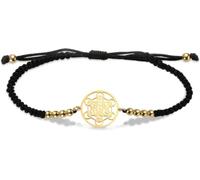 DAEFAG Sacred Geometry Metatron Cube Bracelet for Women Men Stainless Steel Adjustable Colored Beaded Braided Angel Seals Amulet Protection Jewelry, Metatron Cube-b