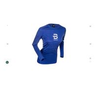 Daehlie Active Wool Long Sleeve Blue T-Shirt Size S