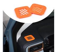 Daeiclru Dashboard Side Air Vent Cover Trim Compatible with Ford Maverick 2022 2023, Side Air Vent Outlet Cover Trim Frame, Center Console Air Vent Outlet Cover Interior Accessories, Orange