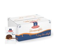 Daelmans Mini Chocolate Stroopwafels - Box of 200 Individually Wrapped Waffles - Authentic Dutch Cookie with Buttery Caramel, Cocoa & Bourbon Vanilla - Crispy & Gooey Treat, No Artificial Additives