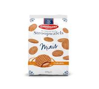 Daelmans Stroopwafels - Mini Caramel Waffles - Multipack: 12 Cello Bags (Cello Bag Contains 25 Mini Caramel Stroopwafels) - Authentic Dutch Caramel Waffles - Stroopwaffels