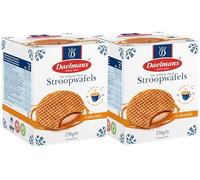 Daelmans Stroopwafels 230g Pack of 2 - Caramel Wafers - Dutch Caramel Waffle Delights