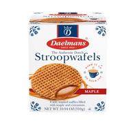 Daelmans Stroopwafels, Maple, 10.94 (8 Count Cube Box)