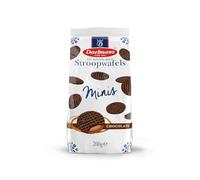 Daelmans Stroopwafels - Mini Chocolate Waffles - 25 x 8 gram in a Bag - Authentic Dutch Caramel Waffles - Stroopwaffels