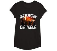 Dämon Mann Frau Teufel Bartl Outfit Spruch Krampus Tradition T-Shirt, Girls, Black, X-Small