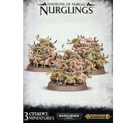 Games Workshop Plastic Kit Maggotkin of Nurgle Nurglings, Black, 5.33 x 22.6 x 15.5 cm