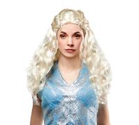 Daenerys Targaryen Wig Game Of Thrones Ladies Long Blonde Wavy Wig Fancy Dress