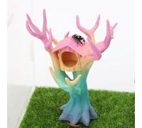 Daerky Jumping Spider Tree, Spider Hiding Cave, Tree-Shaped Climbing Toy & Cave, 3D Printed Decorative Accessory for Jumping Spiders, Wolf Spiders, Mantises & Small Arboreal Animals (Color)