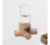 Daerky Jumping Spider Water Dispenser, Magnetic Hanging Feeder,Suitable for Jumping Spiders,Tarantulas, Praying Mantises,Arboreal Animals, and Other Small Animal Enclosure Accessories,5ML (Wooden)