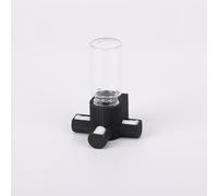 Daerky Jumping Spider Water Dispenser, Magnetic Hanging Feeder,Suitable for Jumping Spiders,Tarantulas, Praying Mantises,Arboreal Animals, and Other Small Animal Enclosure Accessories,5ML (Black)