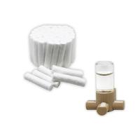 Daerky Jumping Spider Water Fountain Replacement Cotton roll, Absorbent Cotton Swab (50 Pieces)