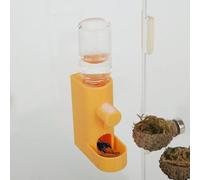 Daerky Small Animal Water Feeder, Magnetic Hanging Feeder & Hidden Cave - Accessories for Jumping Spiders, Wolf Spiders, Mantises, Arboreal Animals & Other Small Creatures - 5ML Capacity (Orange)