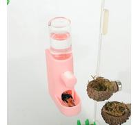 Daerky Small Animal Water Feeder, Magnetic Hanging Feeder & Hidden Cave - Accessories for Jumping Spiders, Wolf Spiders, Mantises, Arboreal Animals & Other Small Creatures - 5ML Capacity (Pink)