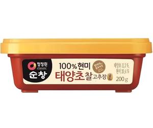 Daesang Sunchang Brown Rice Pepper Paste 200g - Authentic Korean Gochujang, Gluten-Free, Fermented Umami Flavour, Versatile Red Pepper Paste for Spicy Delights