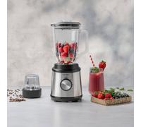 Daewoo Jug Blender And Ginder With Stainless Steel Blades, 1500ml Jug For Smoothies And Soups And 100g Grinder For Coffee And Spices With Safety Lock And Non-Slip Feet