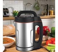 Daewoo 1.6Ltr Soup & Smoothie Maker Blender Stainless Steel 1000W Heater Silver