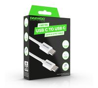 Daewoo 1 Metre USB-C to USB-C Charge Cable