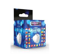 Daewoo 1 Way Euro Travel Adaptor - 2 USB 5V