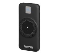 Daewoo Electricals 10000mAh Portable Power Bank with Built-in Cables 1 Black