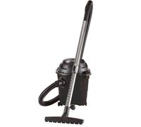 Daewoo 10L Wet & Dry Vacuum Cleaner - Compact Cylinder Vacuum with 1000W Motor, Telescopic Tube, Floor Tool & Crevice Nozzle for Home, Garage & Car Cleaning - Black