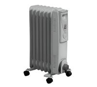 Daewoo 1500W Oil Filled Radiator with Thermostat Control