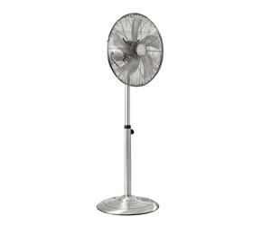 Daewoo 16" Chrome Metal Pedestal Fan
