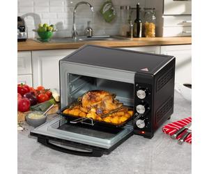 Daewoo 1600W 25L Free Standing Electric Mini Oven 230° Small Counter Top SDA1608