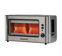2 Slice Glass Front Ultra Wide Toaster SDA1060GE Daewoo Silver One Size