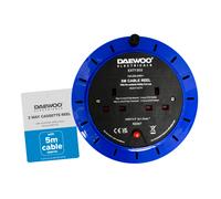 Daewoo 2-Way 5m Cassette Extension Reel