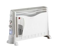 2000W Portable Electric Turbo Convector Heater Thermostat & Timer Free Standing