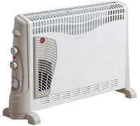2000W Portable Electric Turbo Convector Heater Thermostat & Timer Free Standing