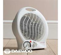 Daewoo 2000W Upright Fan Heater Thermostat Control with 2 Heat Setting A++ [EEK: A+]