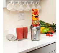 Daewoo 200W Pro Bullet One Touch Cordless Blender Stainless Steel Blade 750Ml