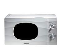 Daewoo 20L, 700W Microwave |Auto Defrost Function |5 Power Settings | 35 Minute Timer Dial | Glass Turntable | - White Wave