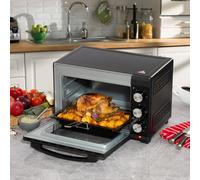 Daewoo 1300W 23L Electric Oven - Black, black