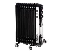 Daewoo 2500W 11 Fin Black Oil Filled Radiator