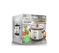 Daewoo 3.5 Litre Slow Cooker Stainless Steel Tainless Steel