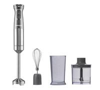 Daewoo Freedom Cordless Pro Handheld 3 In 1 Blender, Whisk And Mini Chopper With Included Jar, Fast Charge, Battery Indicators, Powerful Motor, Elegant Brushed Aluminium Design, Portable