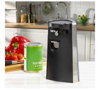 Daewoo Electric Tin Can Opener SDA2313 Multifunction Knife Sharpener Bottle Opener, Hands Free 60W Black Silver