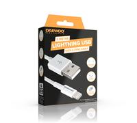 Daewoo 3 Metre USB-A To 8 Pin Lightning Charge Cable