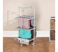Daewoo Electricals 3 TIER HEATED CLOTHES AIRER One Size Silver
