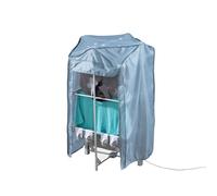 Daewoo 3-Tier Foldable Heated Clothes Airer with Cover - Compact, Space-Saving Electric Drying Rack for Fast, Energy-Efficient Indoor Laundry Drying