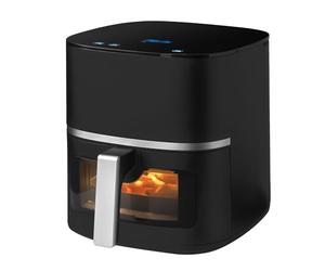 Daewoo 5.5L Digital Air Fryer with Window, Healthy Oil-Free Cooking, 10 Presets, Keep Warm, Reheat & Defrost Modes, Rapid Hot Air Circulation, Large Capacity Airfryer for Family Meals